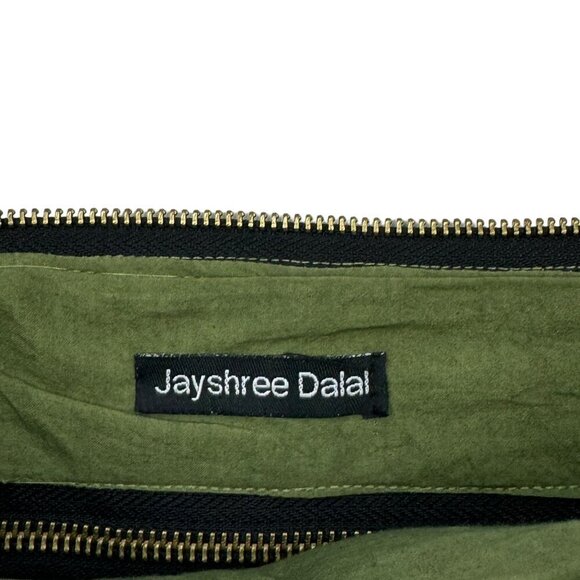 Jayshree Dalal Heavy Duty Textile Geo Print Clutch - Picture 3 of 4